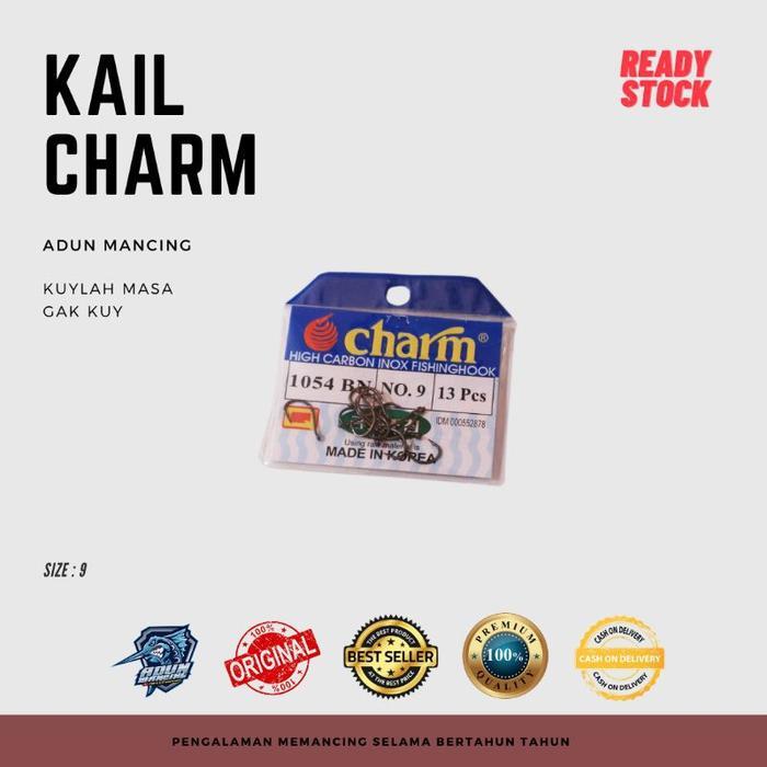 Mata Pancing Kail Charm High Carbon Inox