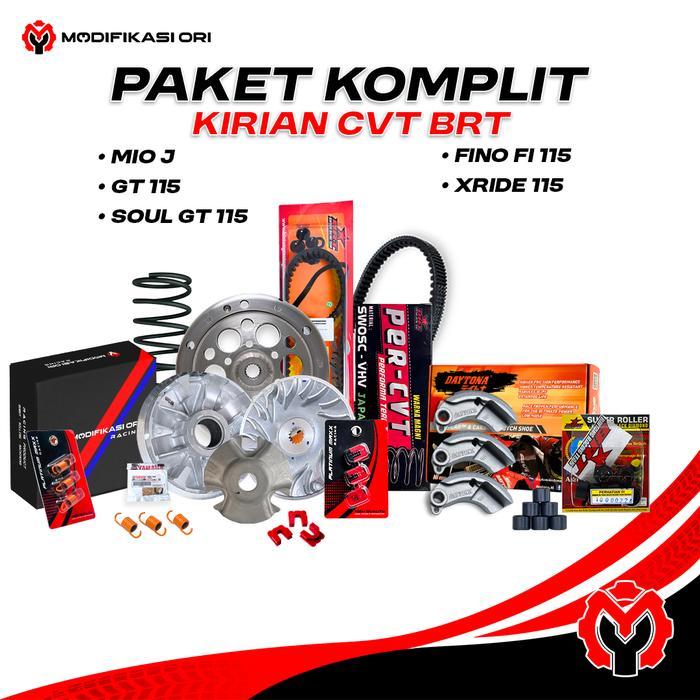 54P - Paket Upgrade Cvt Mio J - Soul Gt 115 - Fino Fi 115 - X Ride 115 - Yamaha Mio Upgrade Cvt Full