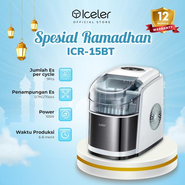 Mesin Es Iceler Ice maker 15kg/hari 6 menit Es Jadi Bullet Ice Maker