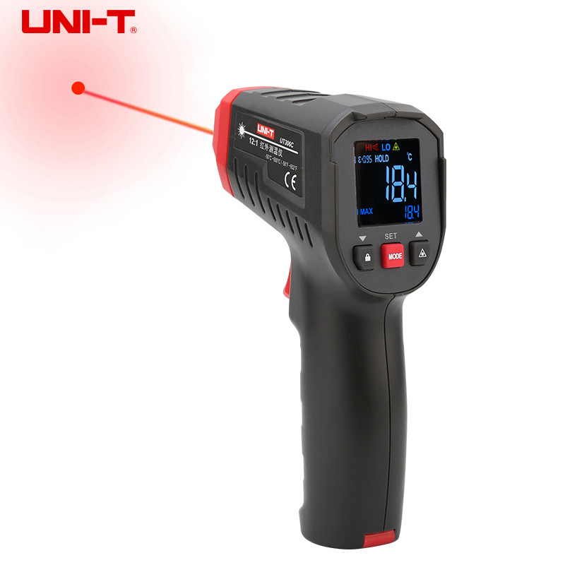 UNI-T UT306S UT306C Digital Infrared Thermometer -50~500? Laser Pyrometer Gun Non-Contact Laser
