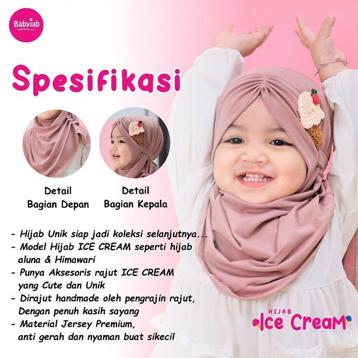 m3 Babyjab Jilbab Bayi dan Anak Hijab Ice Cream