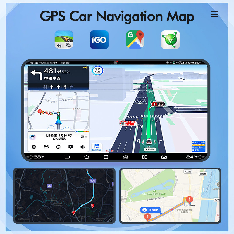 Android 13 TS18 TS10 Car Radio 9/10inch Universal Host Player Navigation Video Multimedia For