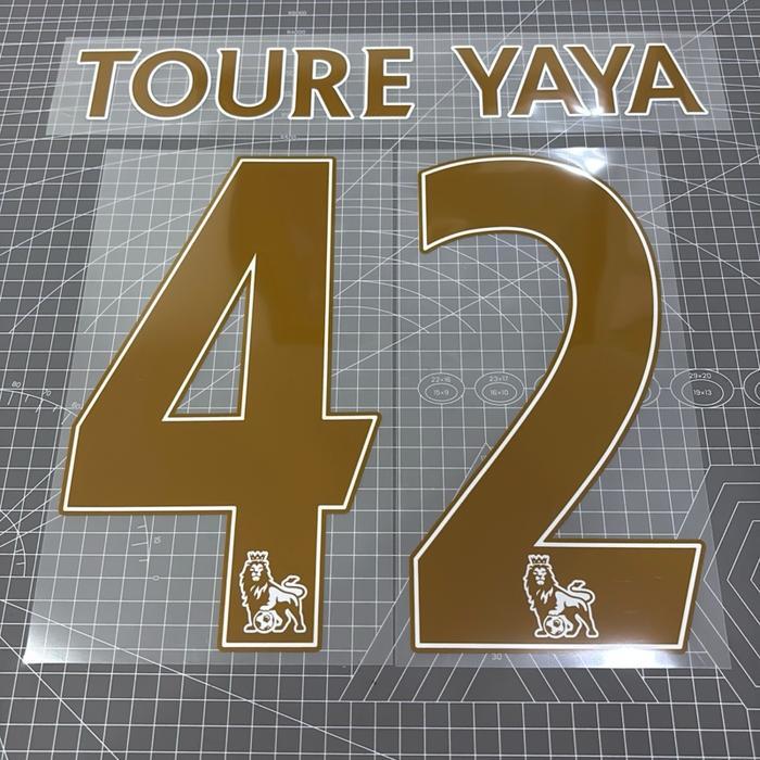 Nameset manchester city epl gold toure yaya