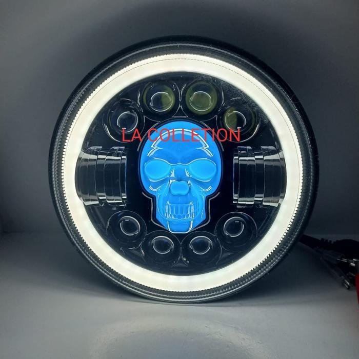 Daymaker 7Inch Tengkorak Pnp Batok Ninja Scorpio Vixon