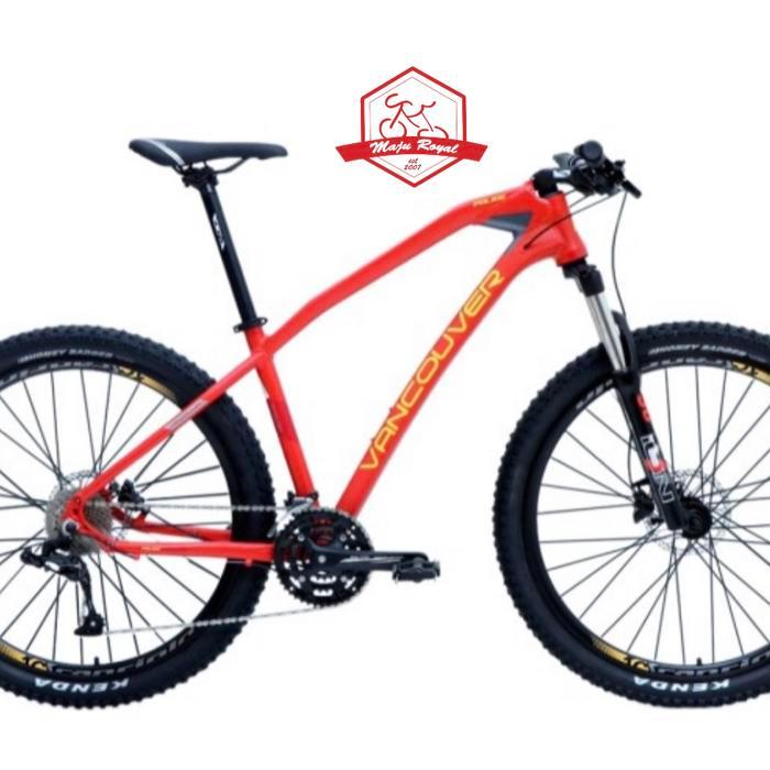 SEPEDA GUNUNG MTB ELEMENT POLICE VANCOUVER Y10 10 SPEED 27,5 inch DISC - Merah