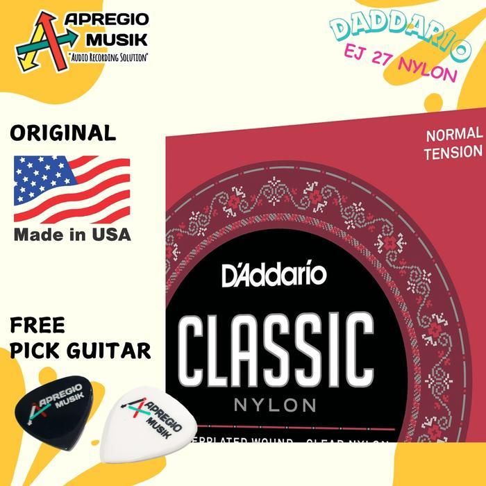 Senar gitar nylon Daddario Classic Nylon Original