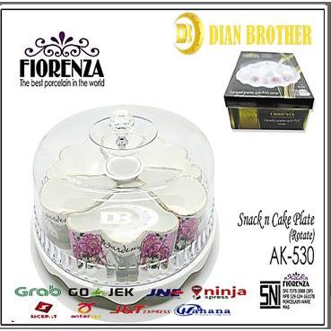 Fiorenza - 1 Set Piring Keramik Dengan Penutup AK-530