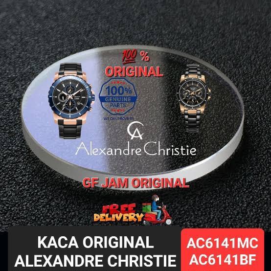 Ready KACA JAM TANGAN ALEXANDRE CHRISTIE AC6141 AC 6141MC AC6141BF AC6193 ORIGINAL WATCH GLASS MURAH