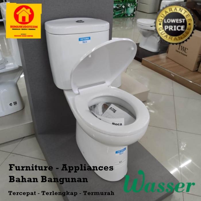 Kloset Duduk ROCA - FREE KIRIM JABODETABEK - Victoria + SOFT CLOSE