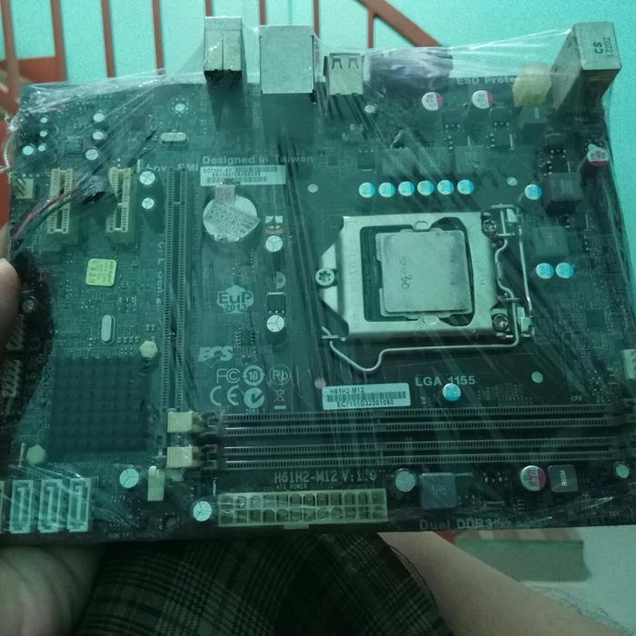 motherboard mainboard ECS h61 murah 1155