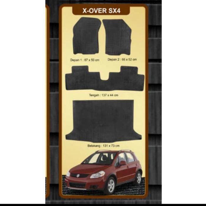 karpet karet mobil sx4 x over