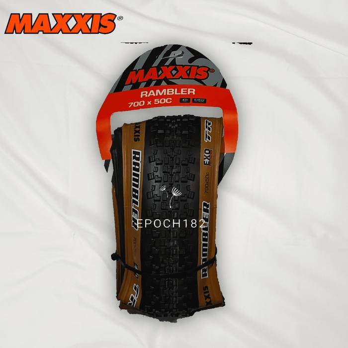 Ban Luar Sepeda Maxxis Rambler 650 x 47B, 700 x 38C, 700 x 40C, 700 x 45C & 700 x 50C Skinwall EXO