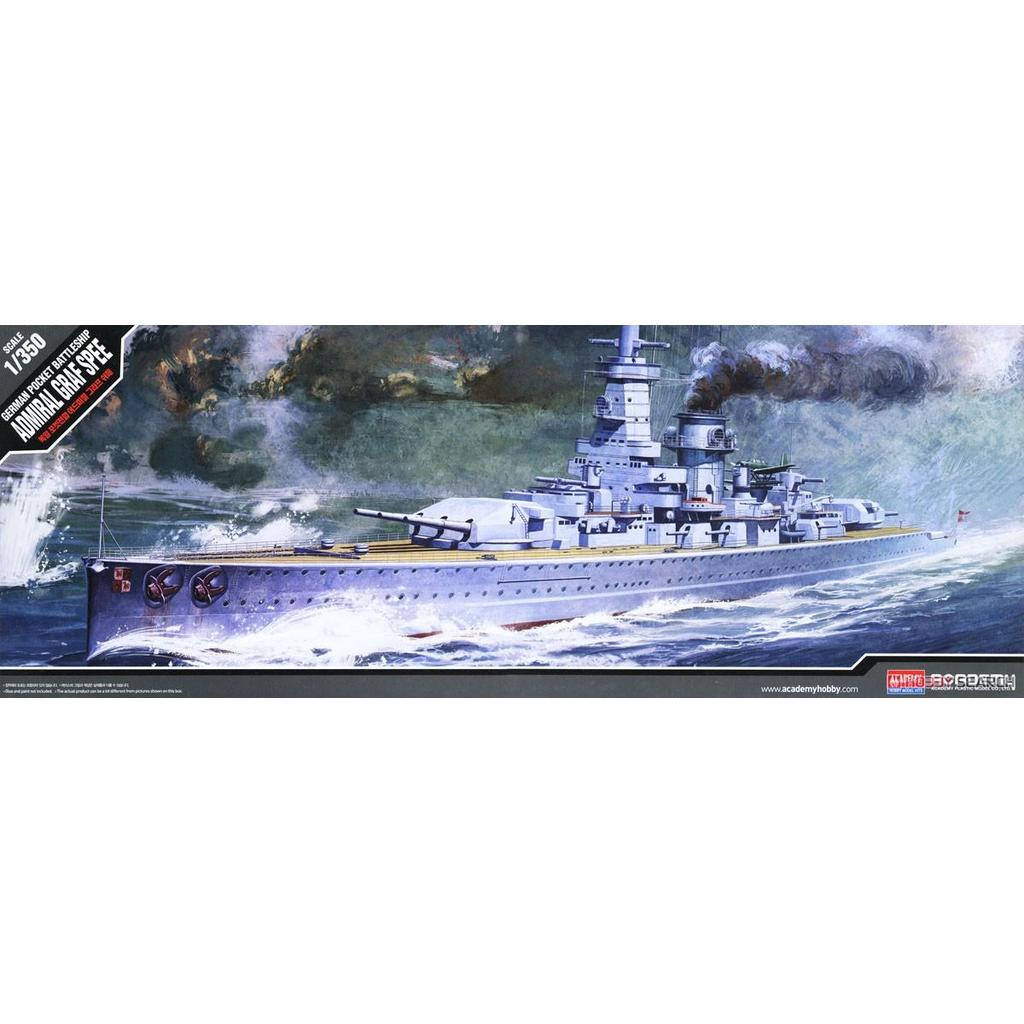 Academy 14103 1/350 SCALE German Battleship Admiral Grafspee (Plastic model)
