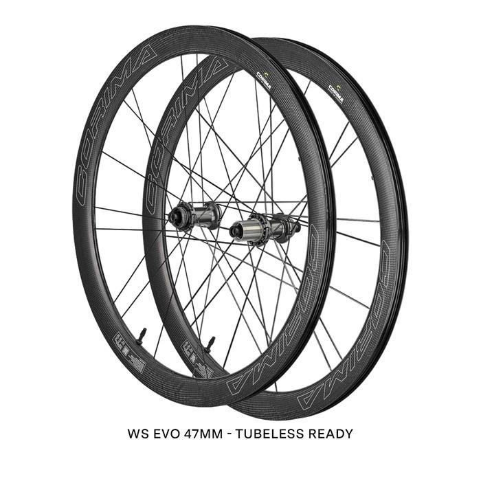 WHEELSET ROAD TUBELESS READY CORIMA 47 WS EVO DX