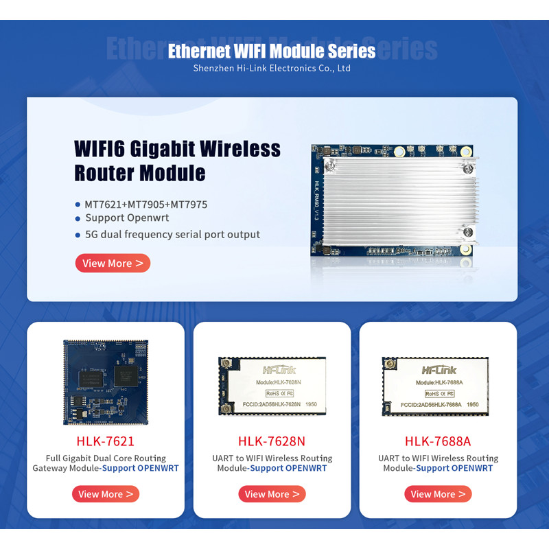 Hi-Link MT7621A HLK-7621 Gigabit Ethernet Router Development Board Test Kit Openwrt Dual Core LTE
