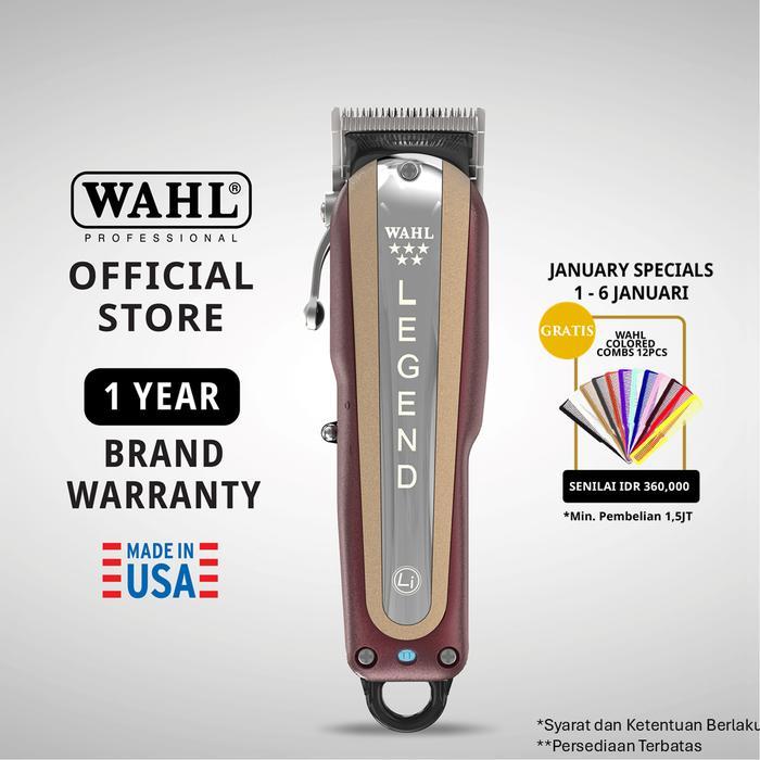 Wahl Legend Cordless Hair Clipper - Alat Cukur, Pemangkas, Alat Cukur Rambut, Mesin Potong Rambut