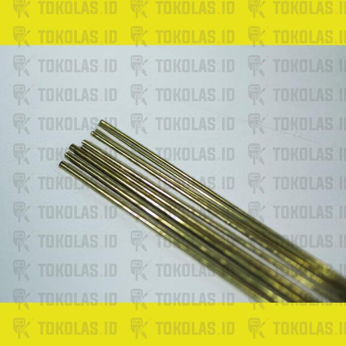 N3W Kawat Las Kuningan 2.0mm Batangan (Germany) Hakansson Copper Rod CuZn