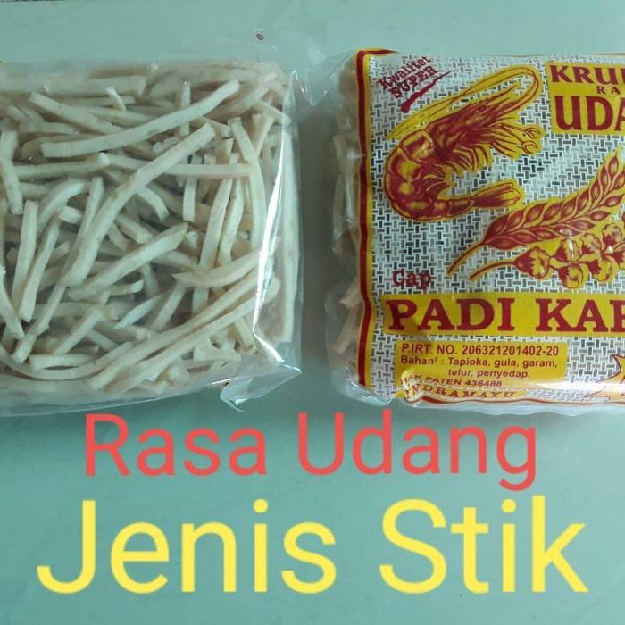 "New" Kerupuk Udang Stik Padi Kapas