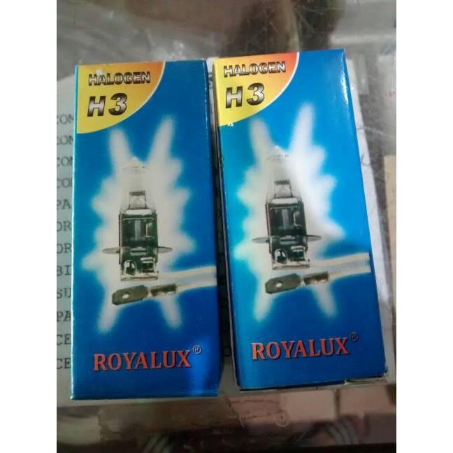 PROMO Lampu Halogen H3 Royalux 6v volt 55w watt