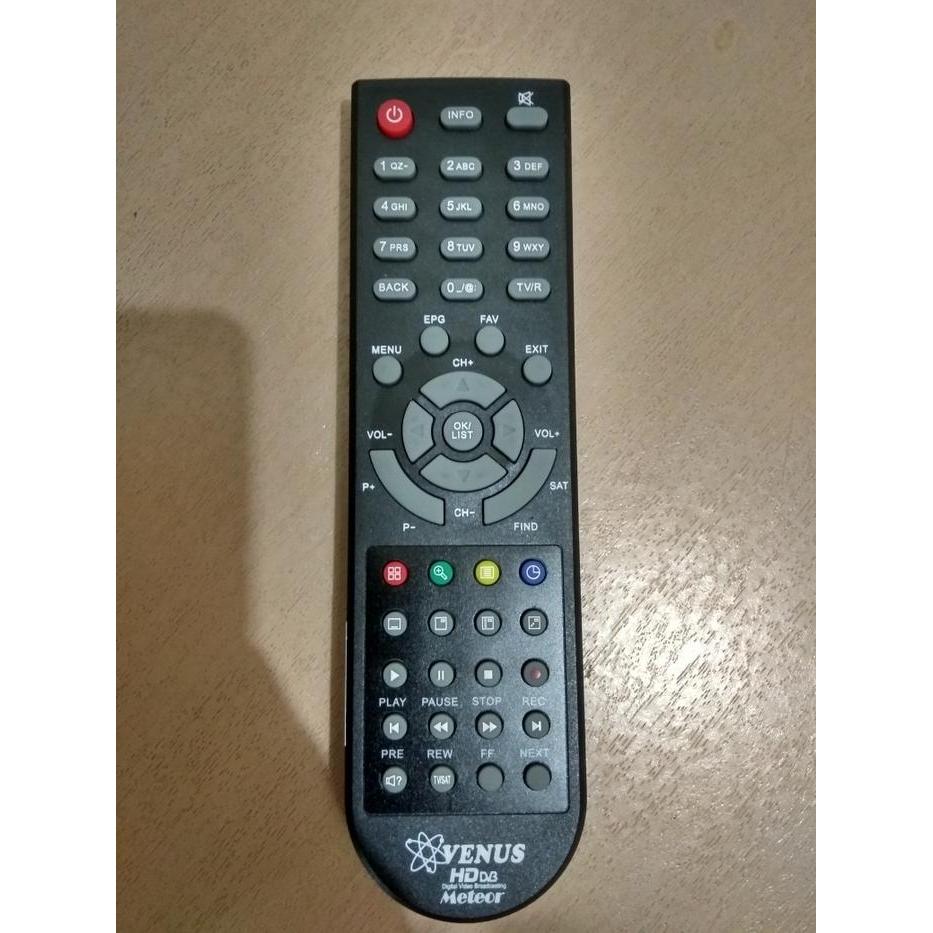 REMOTE REMOT STB RECEIVER PARABOLA DIGITAL VENUS METEOR HD