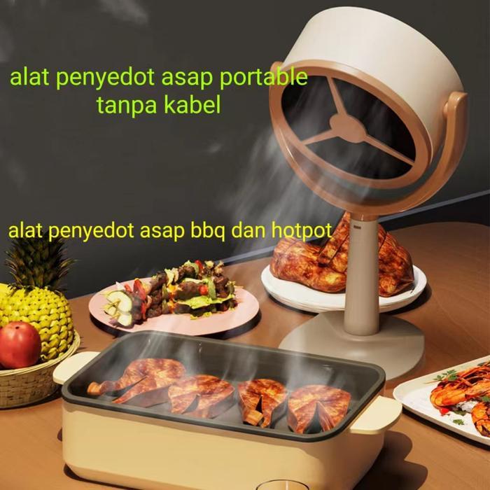 N3W Mini Range Hood / Alat Penghisap Asap Kompor dengan Filter Aluminium Dapat Diganti / Alat