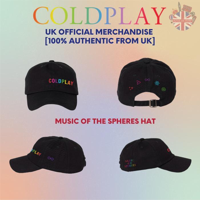 PROMO Topi/Hat Official Coldplay UK Merchandise[100% Original from UK]