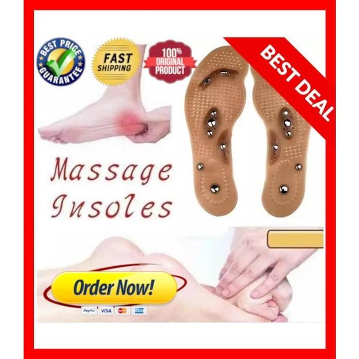 SALE Insole terapi / sol sepatu terapi kesehatan magnetik / alas sepatu TERMURAH
