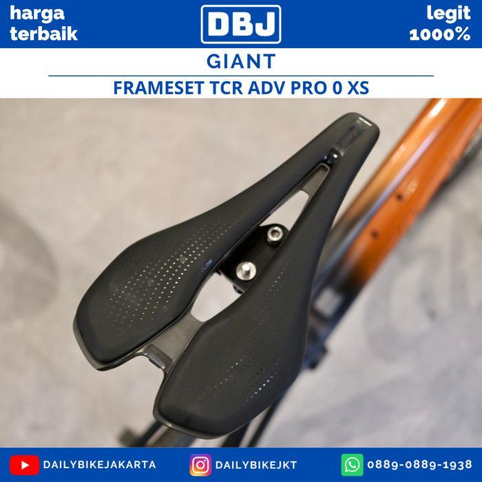 Frame Set Sepeda Giant Tcr Adv Pro 0 Hematite Discbrake Size Xs