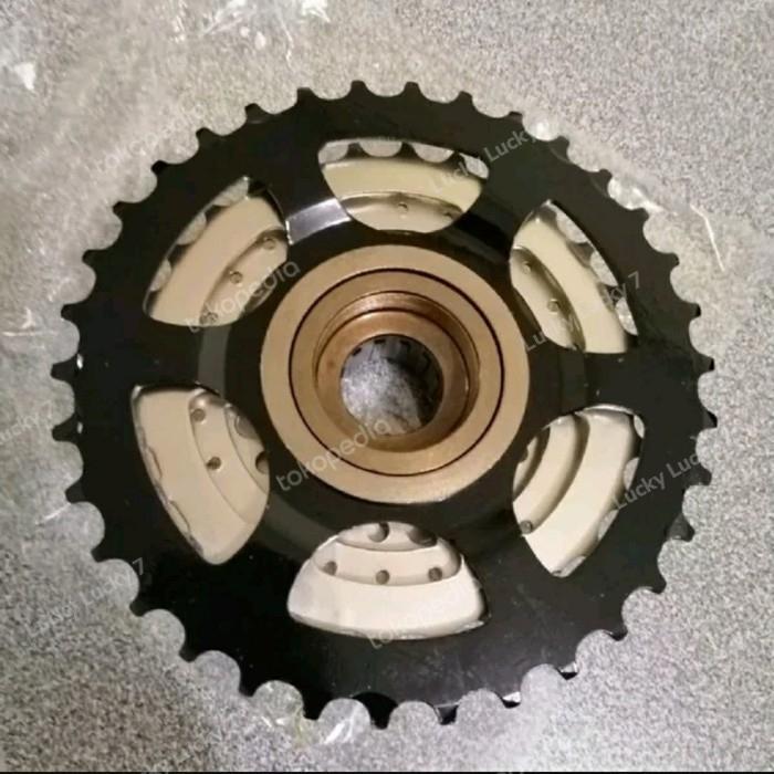 Sproket Sepeda Gear Sprocket 8 Speed Ulir Oxo Megarange Freewheel 8 Speed Ulir