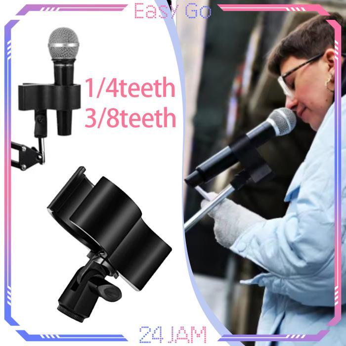 SALE Holder Mic Condenser Holder Mic Wireless Dudukan Mic Mic Holder Jepit Microphone Holder