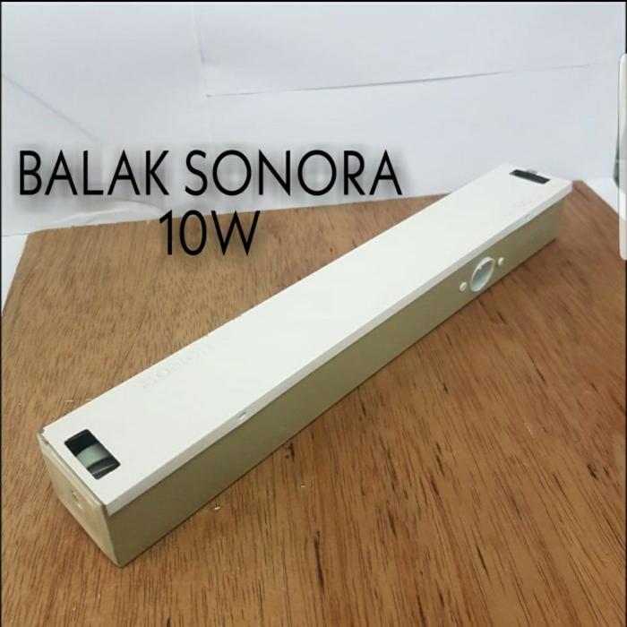 SALE Rumah Lampu Neon SONORA 1x10W Balak TL Pendek 30cm 10Watt 10 Watt 10W (Kap Saja Tanpa Lampu)