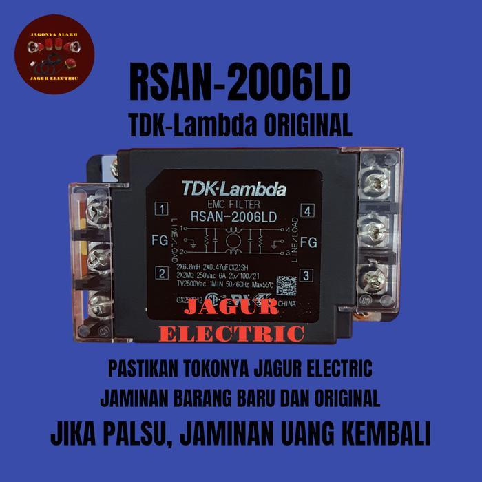 TERLARIS RSAN-2006LD NOISE FILTER/EMC FILTER TDK-LAMBDA ORIGINAL