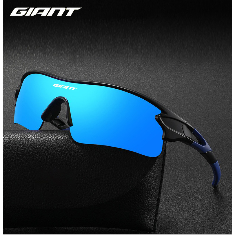 Giant Sport Sunglasses Cycling Glasses +Box For Men Women Tr90 Frame With Hd Lens Anti-Glare For Mtb