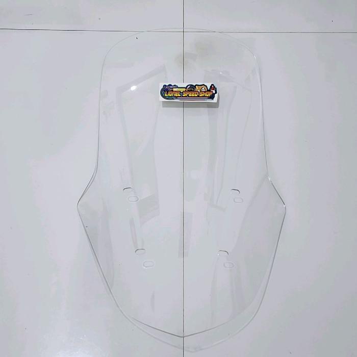Visor Windshield Nmax Old Nmax Lama Tebal Tinggi Riben Hitam Motorcycle