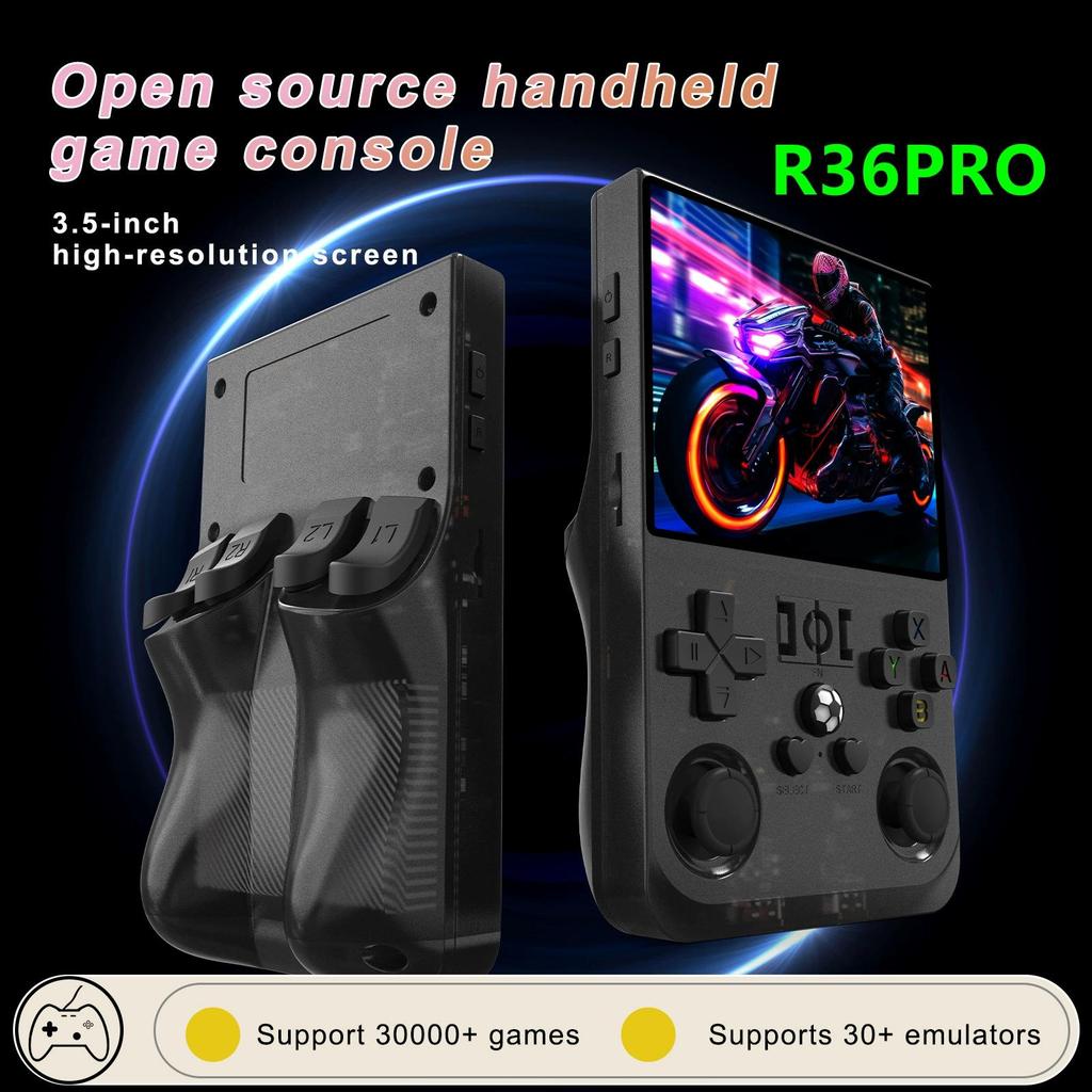 2025 R36S Pro Game Console Retro 128gb Consola R36s R36 S R36h Rs36s K36 Konsole Consolle Jeux