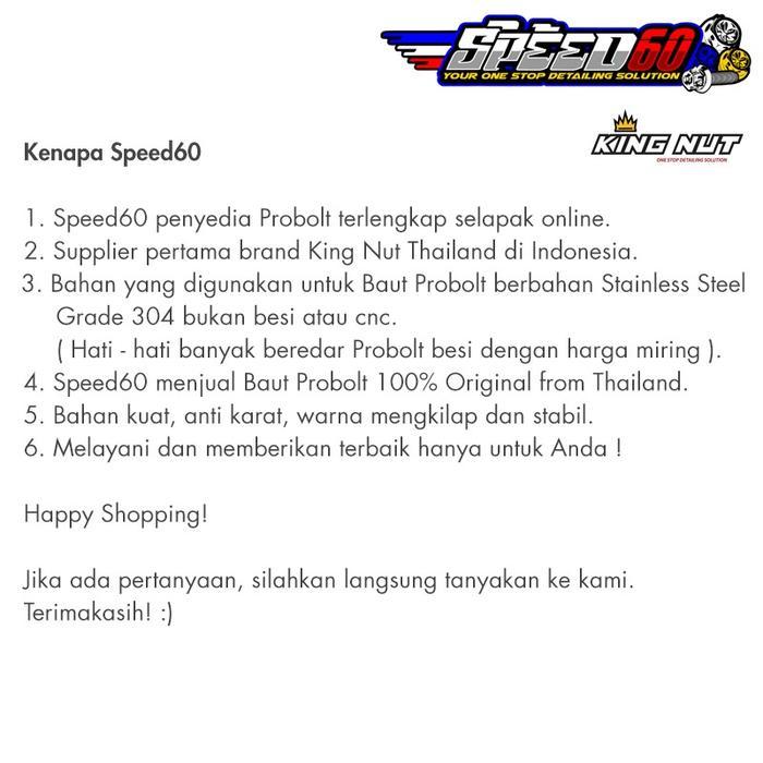 Sale Baut Segitiga Samping Satria Fu Probolt Thailand Stainless Kingnut Terlaris