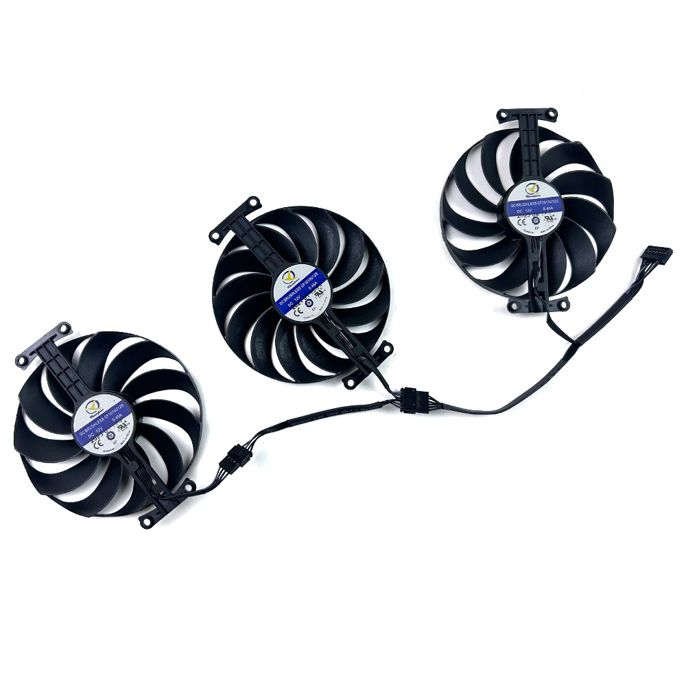 NEW Cooling Fan 95MM CF1010U12S For ASUS ROG STRIX RX6700XT RX6800 RTX 3070 3080 3090 GAMING video