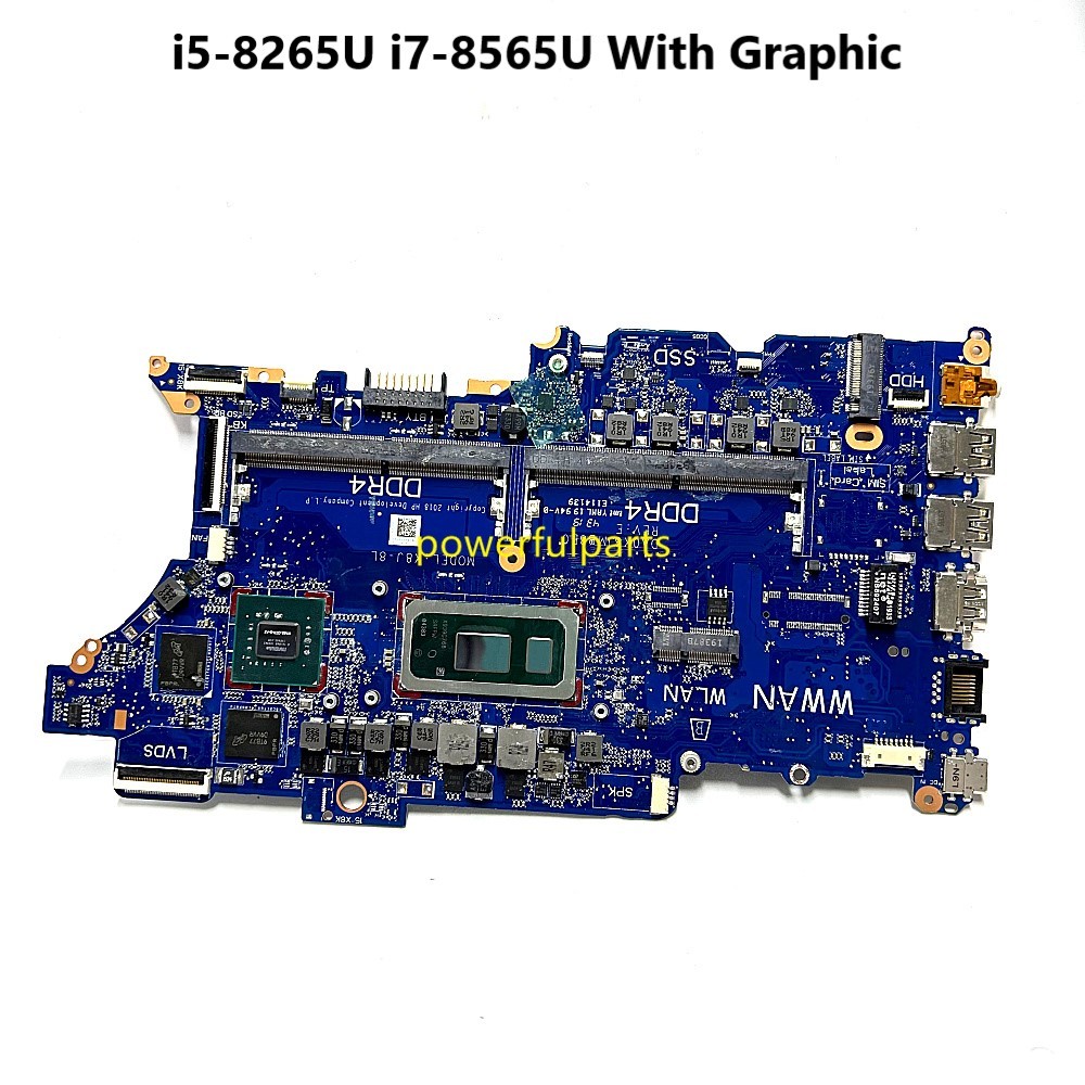 DA0X8JMB8E0 Motherboard For HP ProBook 440 G6 450 G6 Mainboard i5-8265U i7-8565U Cpu With Graphic