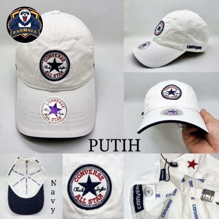 TERLARIS Topi Baseball Pria Converse 01 Original import Bahan Katun