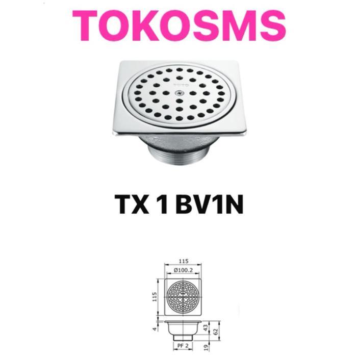 floor drain toto TX1BV1N ORIGINAL saringan lantai TOTO TX 1 BV 1N floor strainer TX 1 BV1N