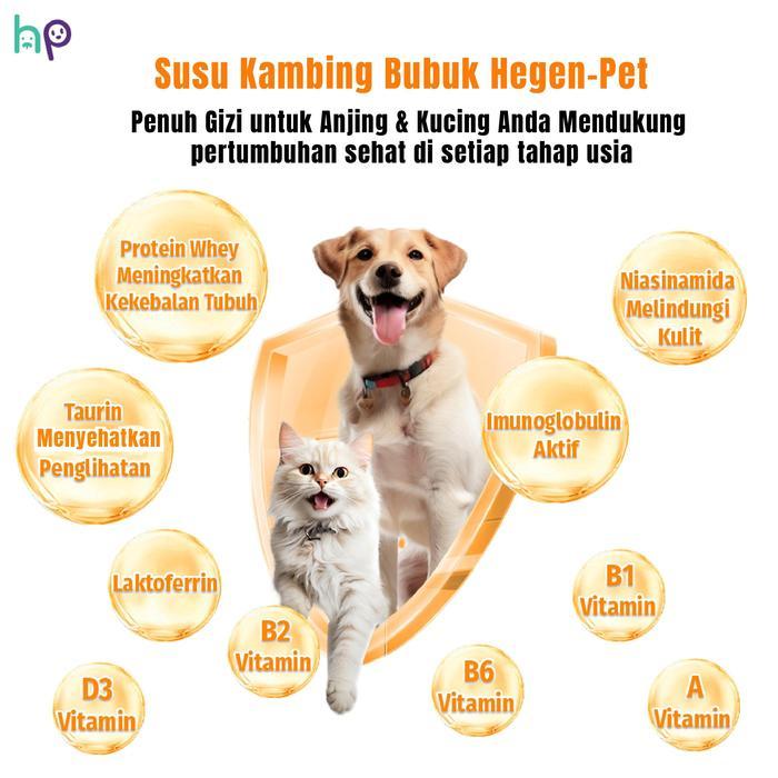 Hegen Pet Susu Anak kambing Pengganti Susu Induk Yang Sedang Hamil Menyusui Kitten Kucing & Anjing