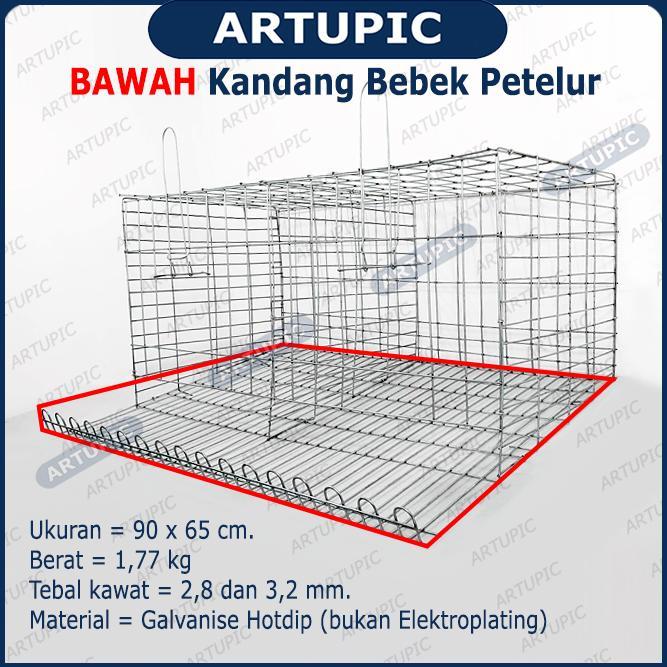 Bawah Lantai Alas Kandang BEBEK Kawat Galvanise HANYA LANTAI SAJA