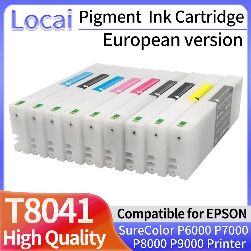 Eu T8041 T8049 Ink Cartridge For Epson Surecolor P6000 P7000 P8000 P9000 Printer Pigment With One