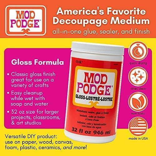 Ready Mod Podge Gloss ModPod Glue Gloss 32 oz 946 Ml Modpodge USA