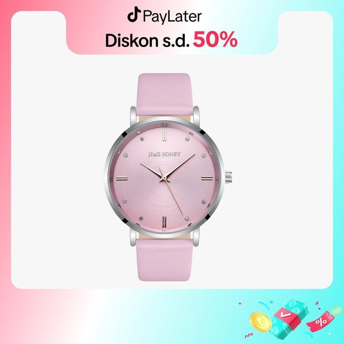 Jam Tangan Jims Honey Official Jt 8123 (Free Box + Baterai) Wanita Terbaru 2023 Import Mewah Korean