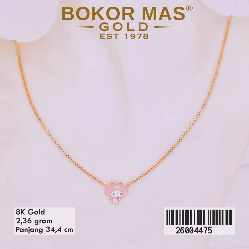 BokorMas Gold Kalung Anak Variasi Melodi Emas Asli Kadar 8K 26004475