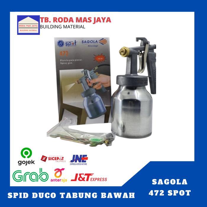 Sagola Tabung Bawah 472 Spot/ Sagola Spray Gun 472 / Semprotan Cat Duco