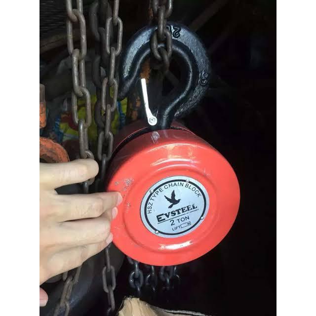 Chain Block 2 Ton 3 Meter Takel Katrol Kerekan 2 Ton 3 Meter