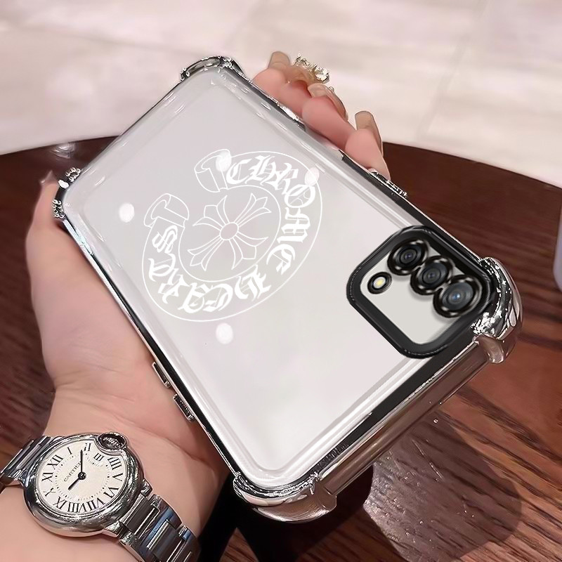 Casing Hp Untuk OPPO A74 A95 F19 F19s Case mode Chrome Hearts Cesing Sembunyikan Airbag Kesing Silik