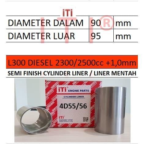 Cylinder Liner (Boring) Mitsubishi L300 (Diesel) Terjamin